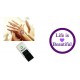 Life is Beautiful - self inking Hand Stamp - 18mm - Violet ink - suitable for parties, festivals, clubs, pubs, parties etc, Water based safe ink that easily washes off