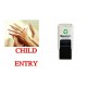 Hand stamp - Child Entry - self inking Red stamp - 18mm Ideal for parties, Festivals, fairs, pubs, clubs, kids parties etc, safe water based ink that easily washes off