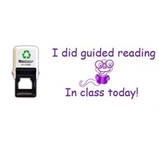 I did Guided Reading in Class Today! - self Inking Stamp - Violet Ink - 28mm