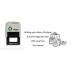 Personalised Christmas Card - Self Inking Stamp - Gifts Design - 30 x 50mm