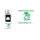 What Went Well - Even Better If - Smart Owl Design - Self Inking Green Stamp - 28 x 28 mm