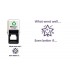 What Went Well - Even Better if - Self Inking Stamp - (Star Design) Violet Ink 28 x 28mm