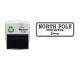 Personalised North Pole Post Office - self Inking Stamp 57 x 21mm