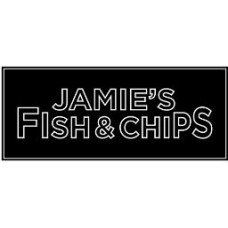 Jamies Fish and Chips with black pad