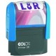 Colop P20L8RVT Word Stamp Violet "L8R" - Later